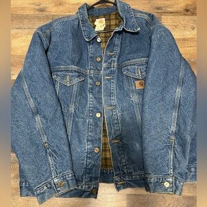Carhartt Vintage Denim Light Blue Denim Jacket 90s